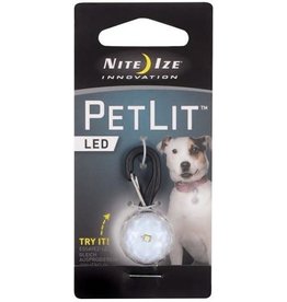 Nite Ize NITE IZE PETLIT RECHARGABLE COLLAR LIGHT DISC-O JEWEL
