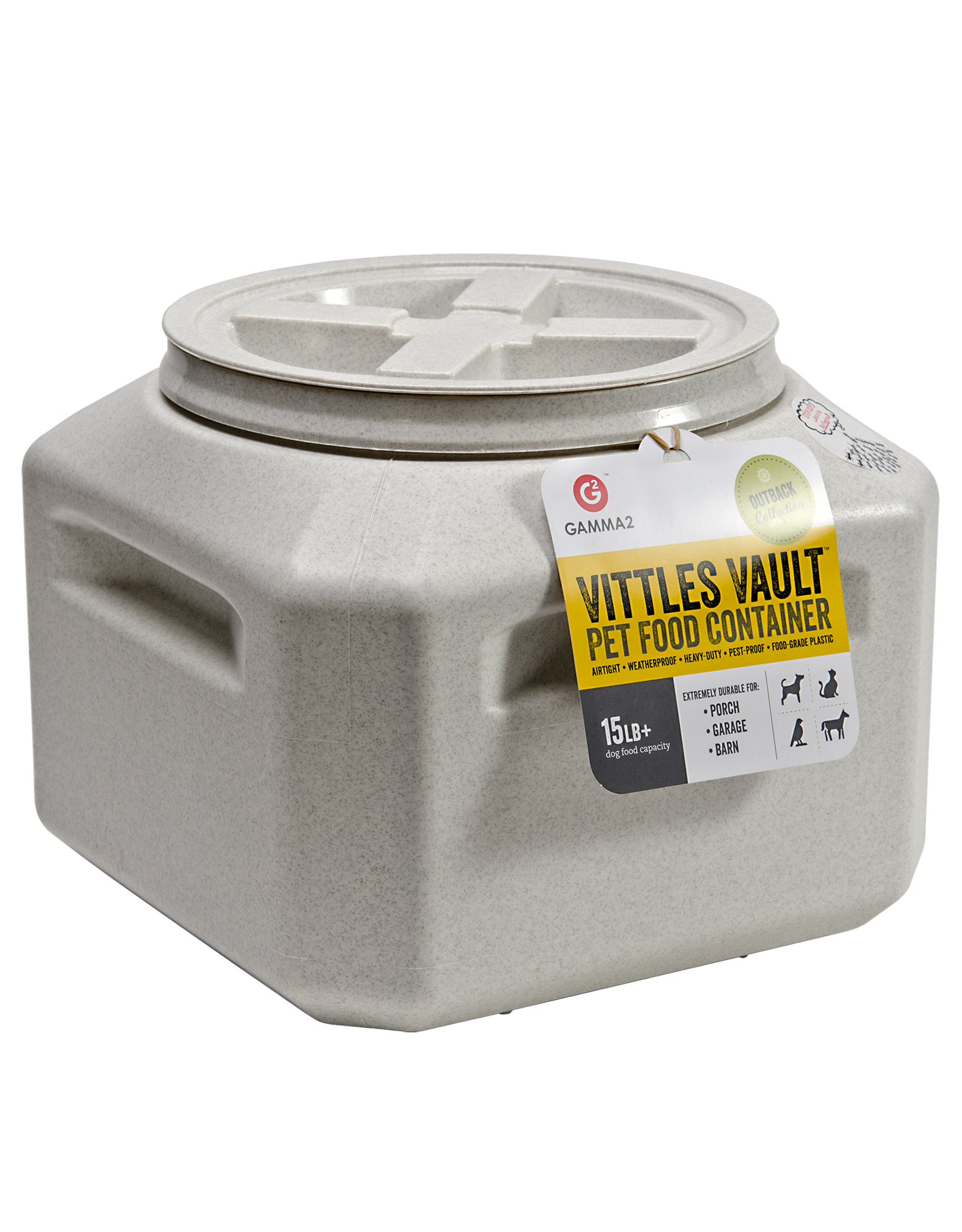 Gamma Plastics, Inc. GAMMA2 VITTLES VAULT PET FOOD CONTAINER 15LB+