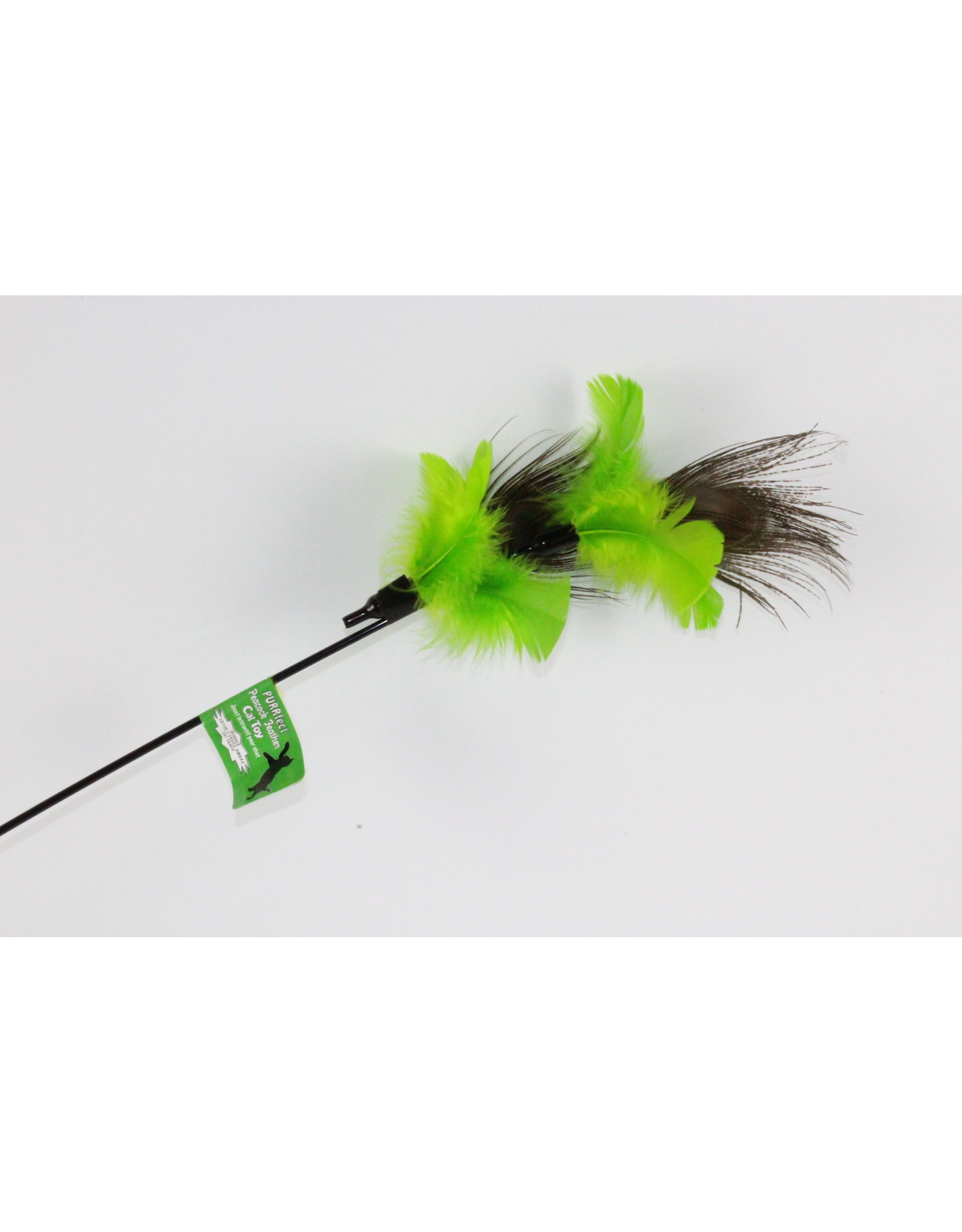 Vee Enterprises VEE PURRFECT PEACOCK FEATHER CAT TOY