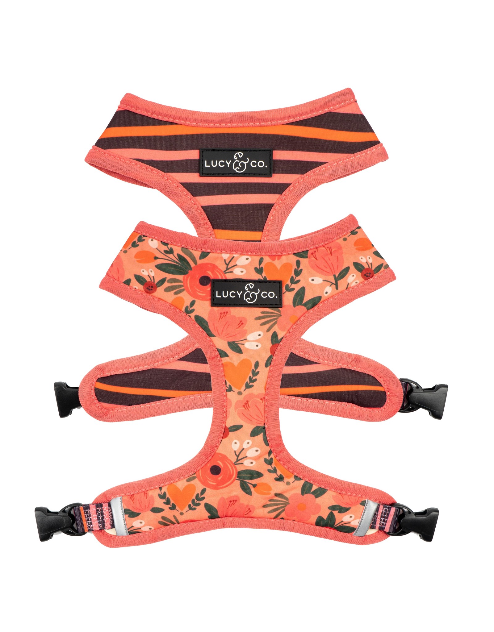 Lucy & Co. LUCY & CO. POSY PINK REVERSIBLE HARNESS