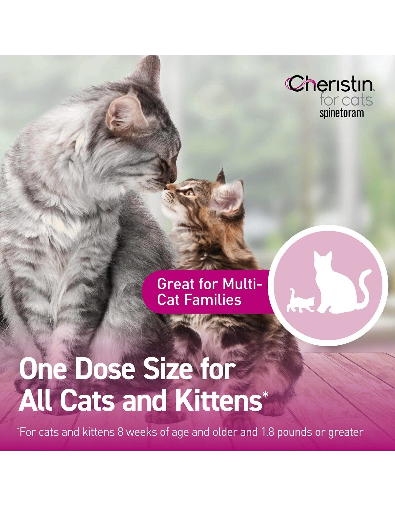 Cheristin CHERISTIN FOR CATS SPINETORAM TOPICAL SOLUTION