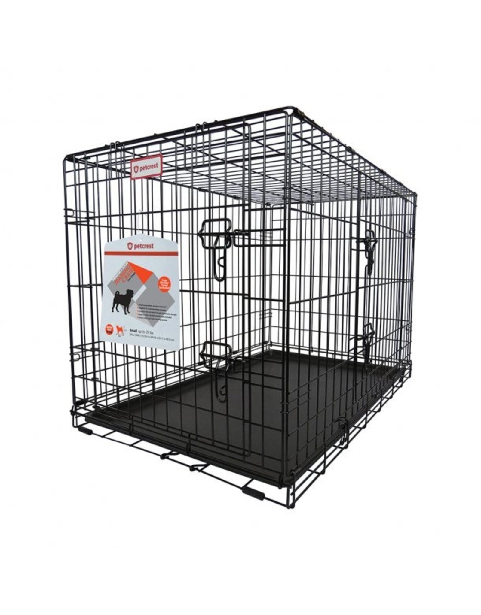 PetCrest PETCREST DOUBLE DOOR FOLDING DOG CRATE