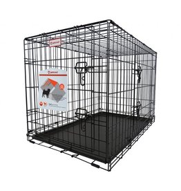 PetCrest PETCREST DOUBLE DOOR FOLDING DOG CRATE