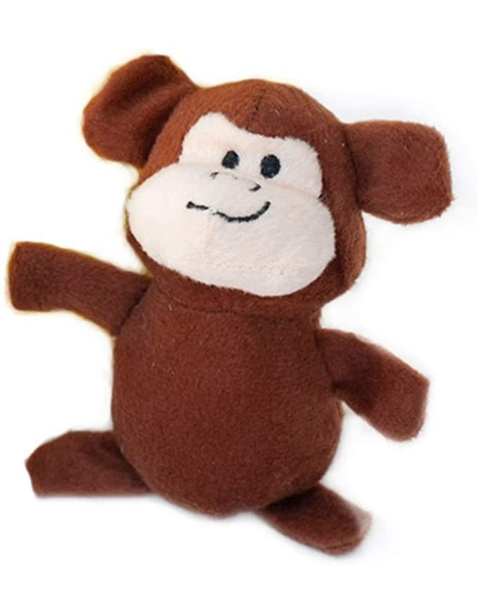 Zippypaws ZIPPYPAWS MONKEY MINIZ DOG TOY