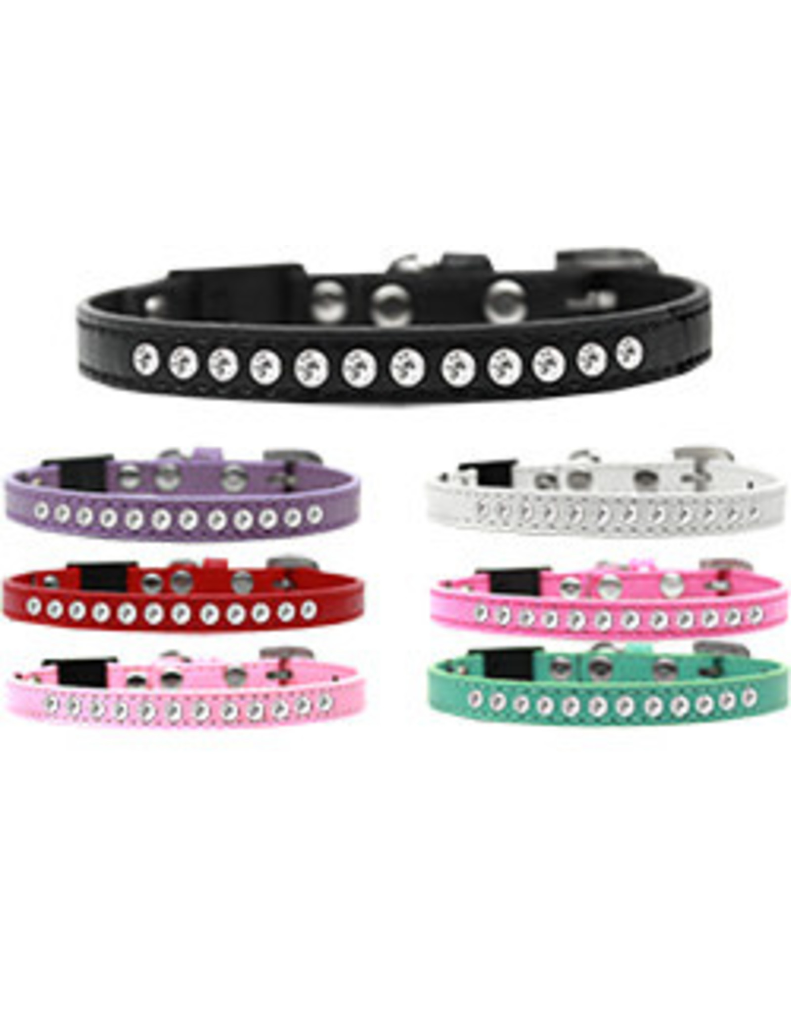 Mirage Pet Products AMERICAN LEASHWORKS/MIRAGE CLEAR JEWEL BREAKAWAY CAT COLLAR