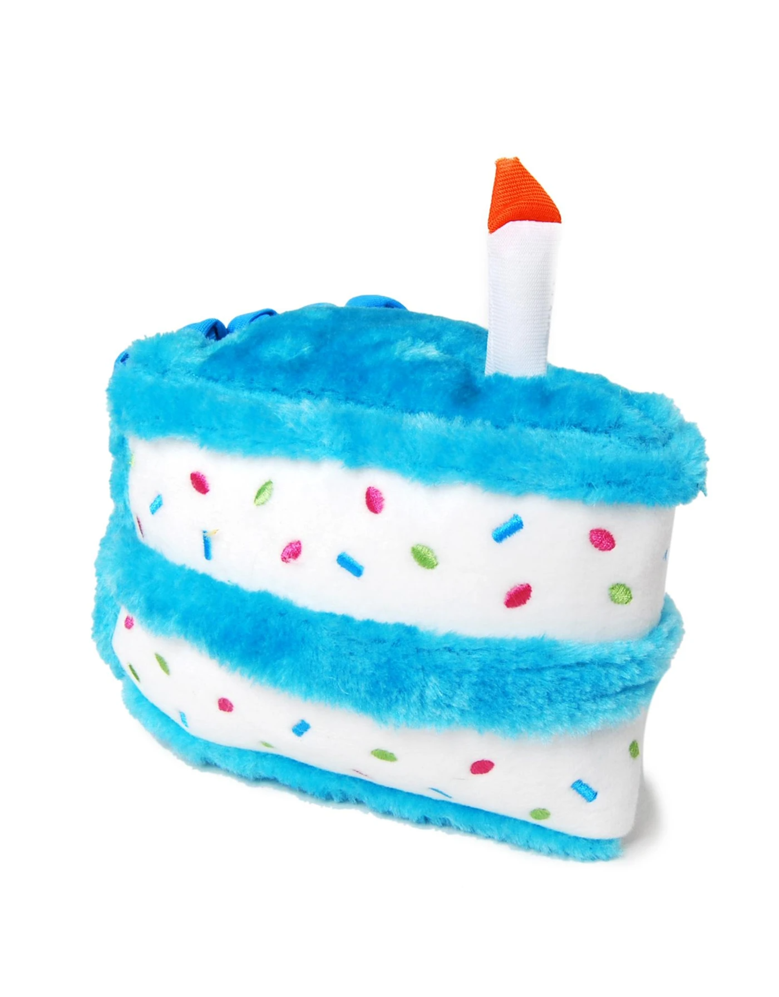 Zippypaws ZIPPYPAWS BLUE BIRTHDAY CAKE DOG TOY