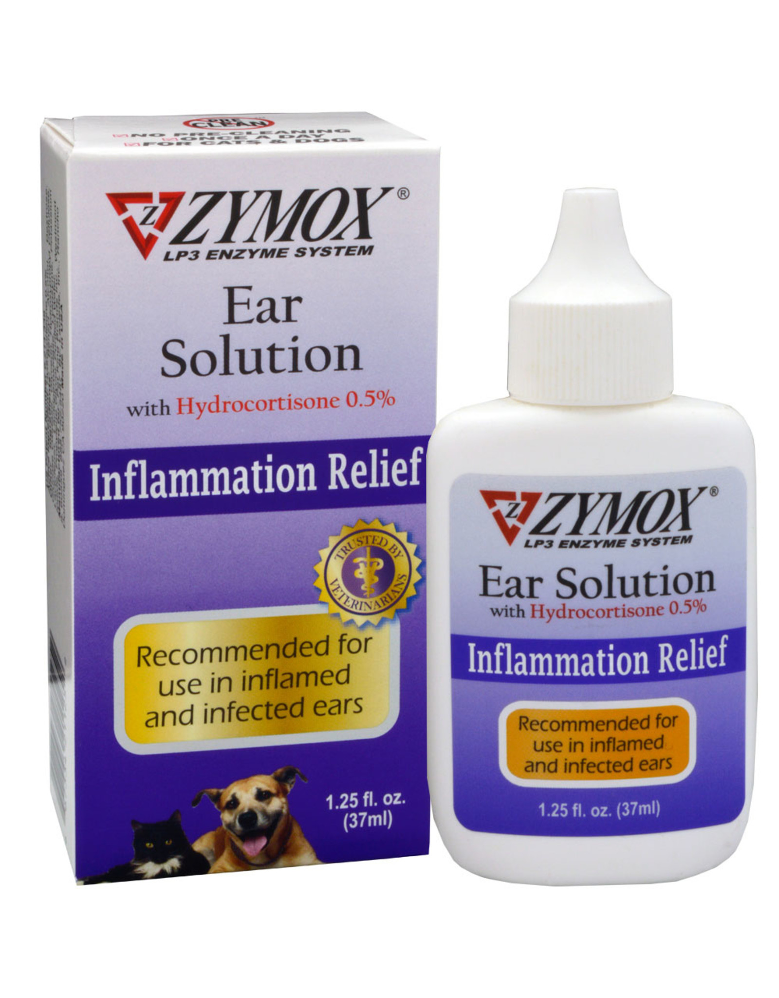 ZYMOX ZYMOX EAR SOLUTION WITH .5% HYDROCORTISONE 1.25OZ