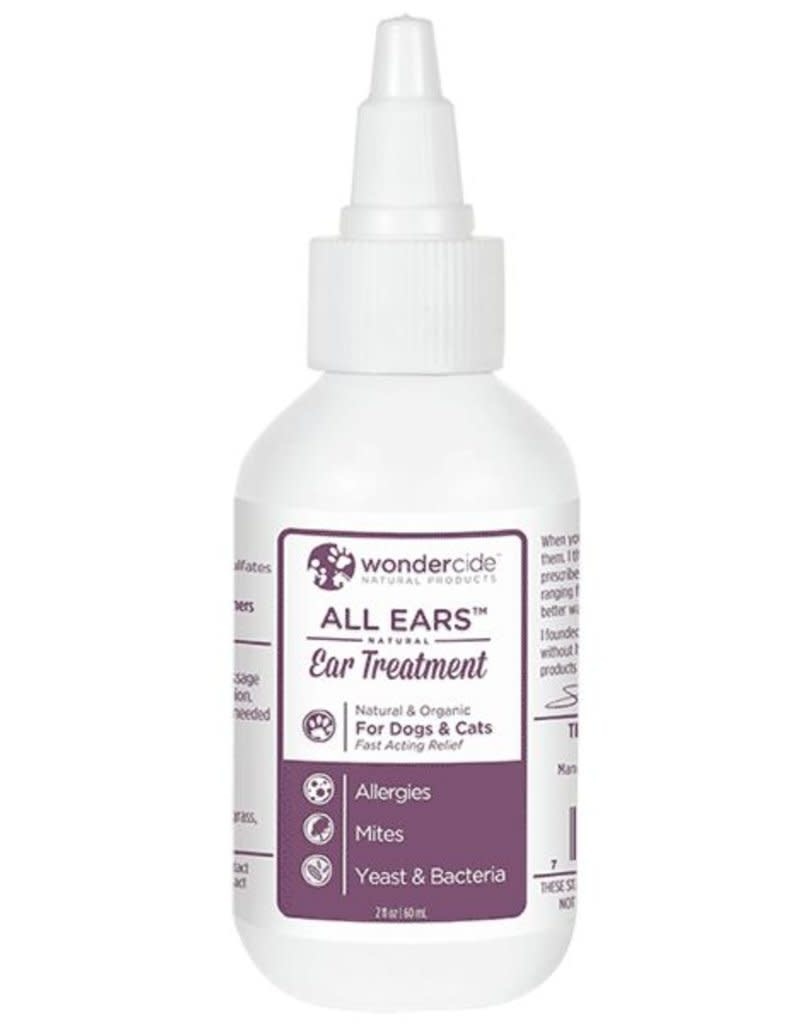 WONDERCIDE ALL EARS EAR MITE INFECTION TREATMENT 2OZ Rosie Bunny Bean Urban Pet Provisions