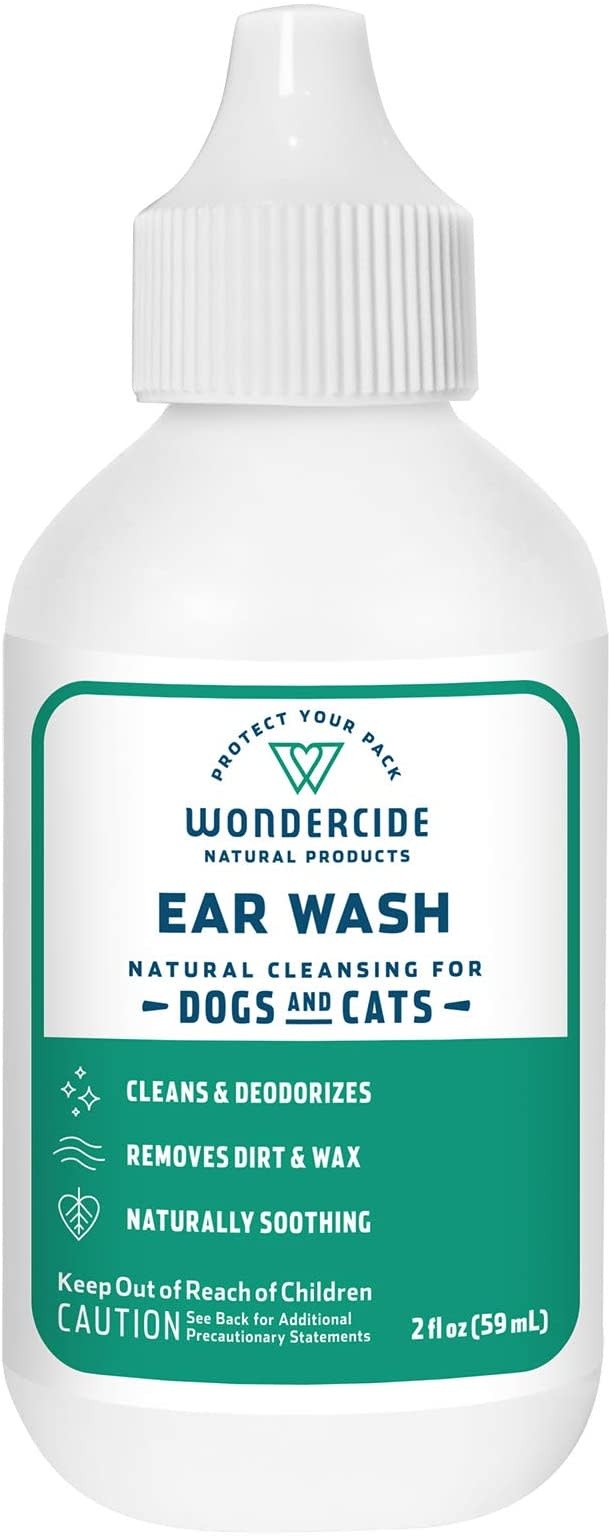 WONDERCIDE DEODORIZING EAR WASH FOR DOGS & CATS 2OZ Rosie Bunny Bean Urban Pet Provisions