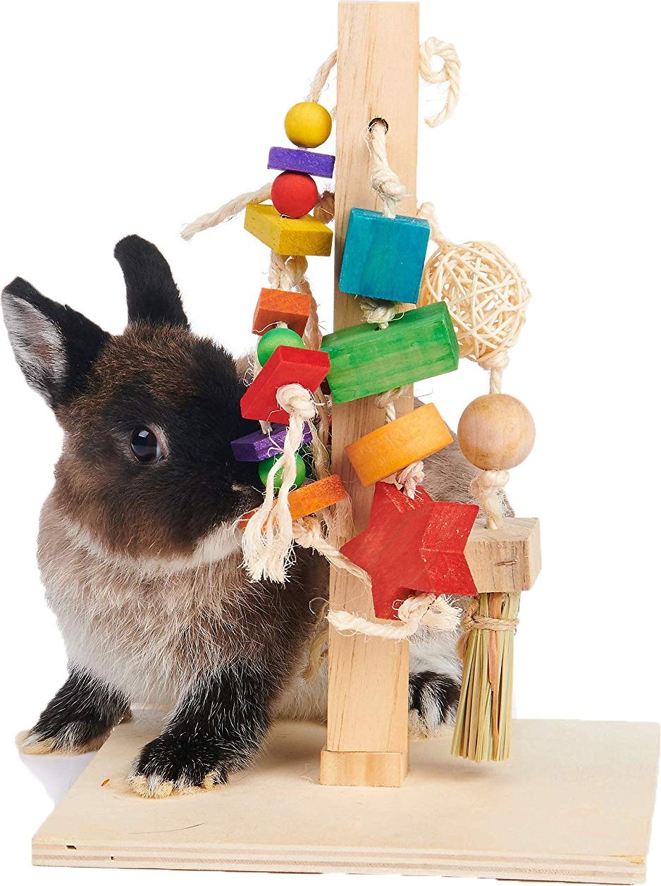 OXBOW ENRICHED LIFE PLAY POST SMALL ANIMAL TOY Rosie Bunny Bean Urban