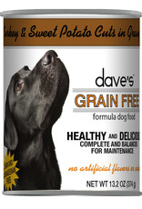 Dave's Pet Food DAVES DOG GRAIN FREE STEWLICIOUS TURKEY & SWEET POTATO 13.2OZ