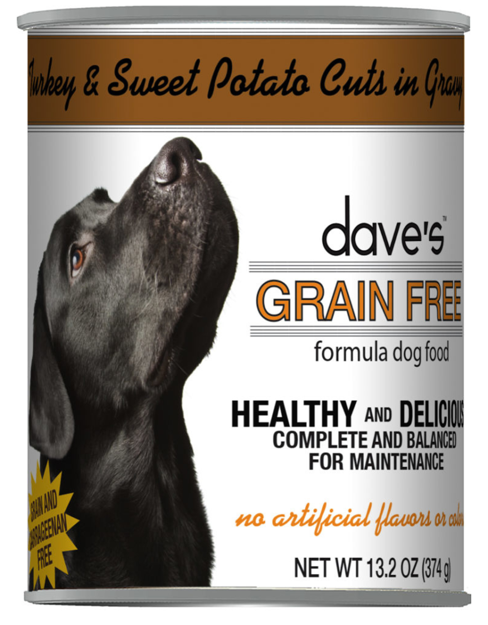Dave's Pet Food DAVES DOG GRAIN FREE STEWLICIOUS TURKEY & SWEET POTATO 13.2OZ