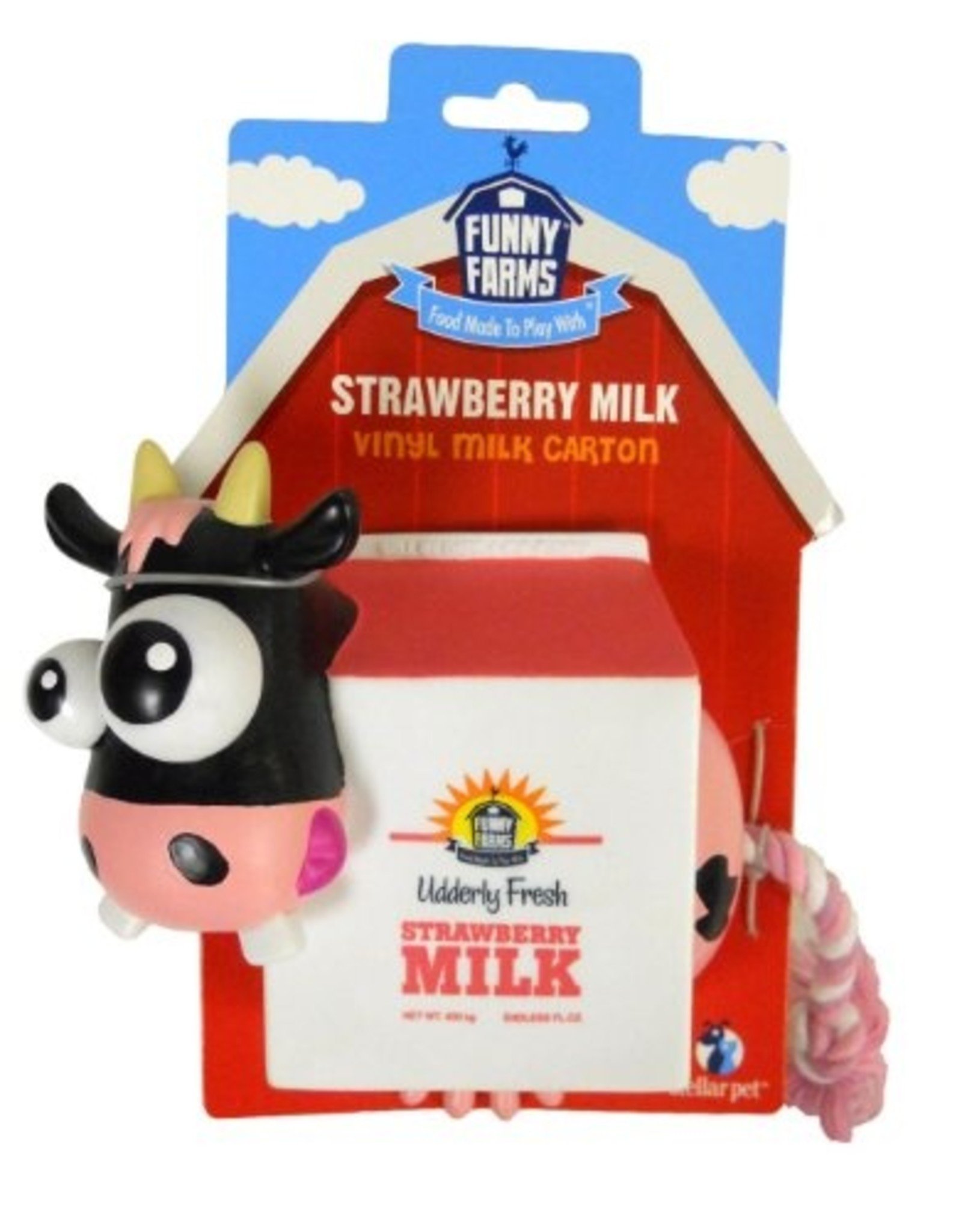 milk carton dog toy