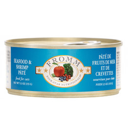 Fromm Family Pet Food FROMM CAT FOUR-STAR NUTRITIONALS SEAFOOD & SHRIMP PÂTÉ 5.5OZ