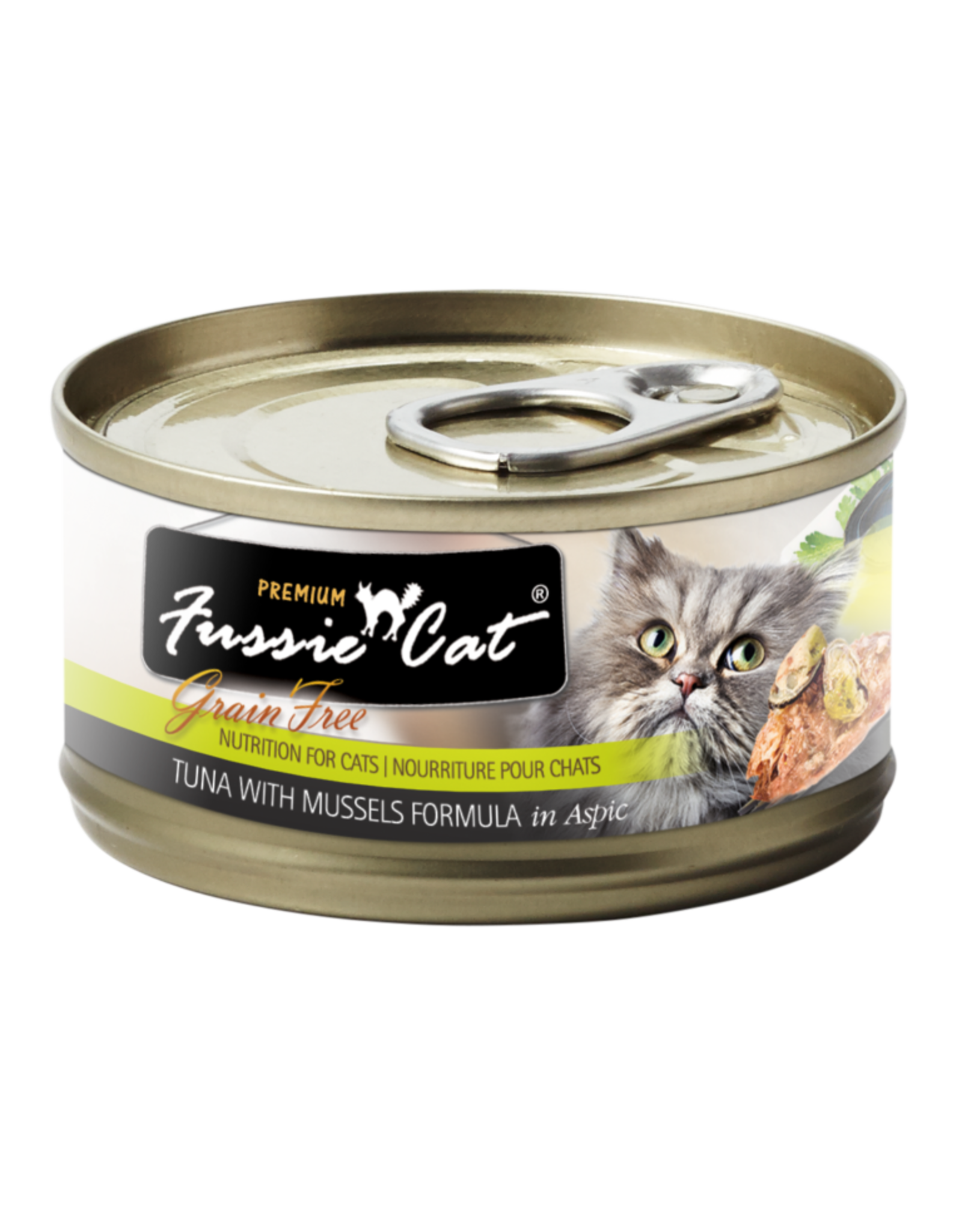 Fussie Cat FUSSIE CAT PREMIUM TUNA WITH MUSSELS FORMULA IN ASPIC