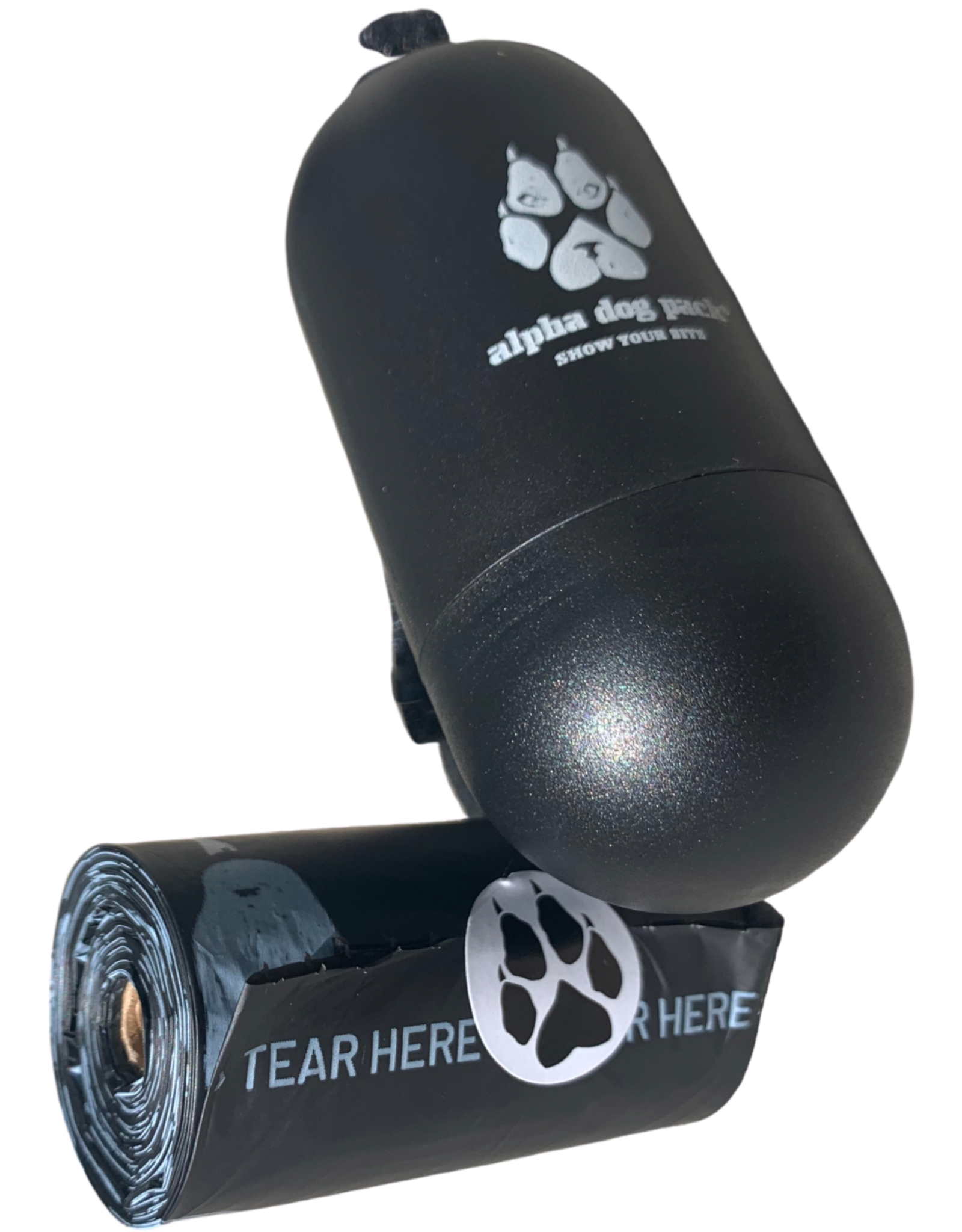 Alpha Dog Pack ALPHA DOG PACK BAMBOO POOP BAG DISPENSER WITH 15 100% COMPOSTABLE PLANT-BASED DOG POOP BAGS