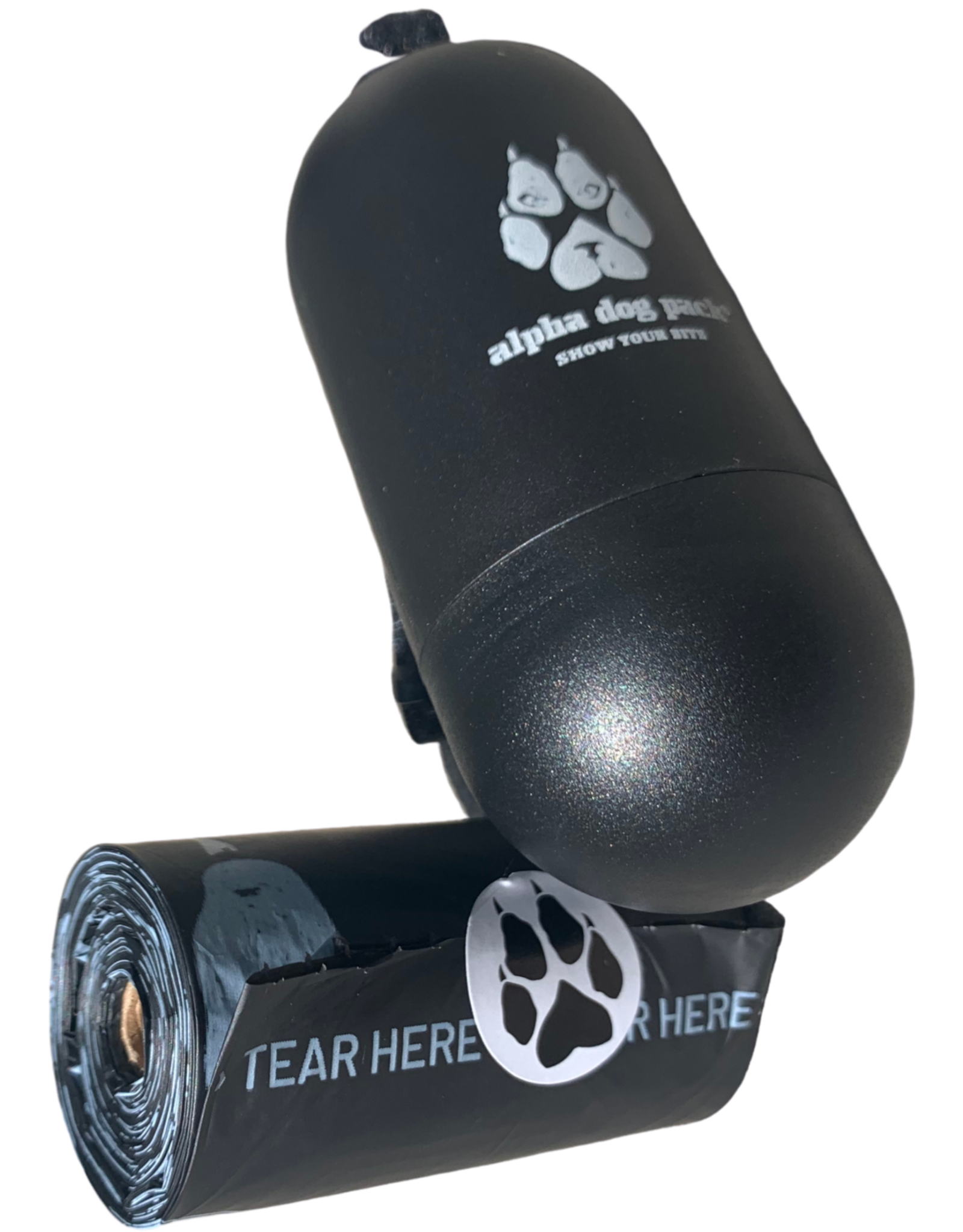 Alpha Dog Pack ALPHA DOG PACK POOP BAG DISPENSER WITH 15 100% COMPOSTABLE PLANT-BASED DOG POOP BAGS
