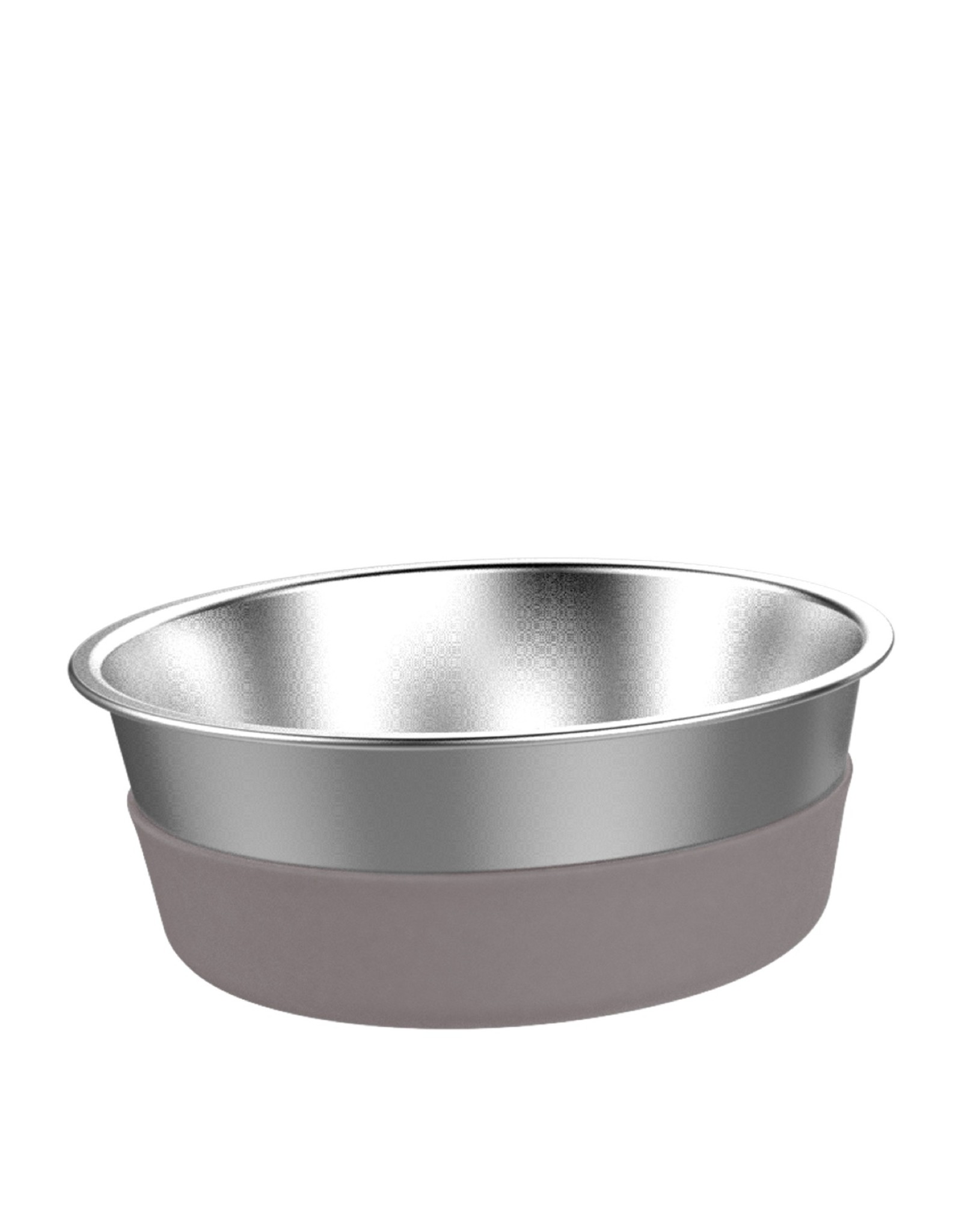 Messy Mutts MESSY MUTTS HEAVY GAUGE STAINLESS STEEL BOWL WITH NON-SLIP REMOVABLE SILICONE BASE