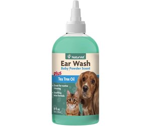 NATURVET EAR WASH PLUS TEA TREE OIL 8OZ - Rosie Bunny Bean Urban Pet  Provisions