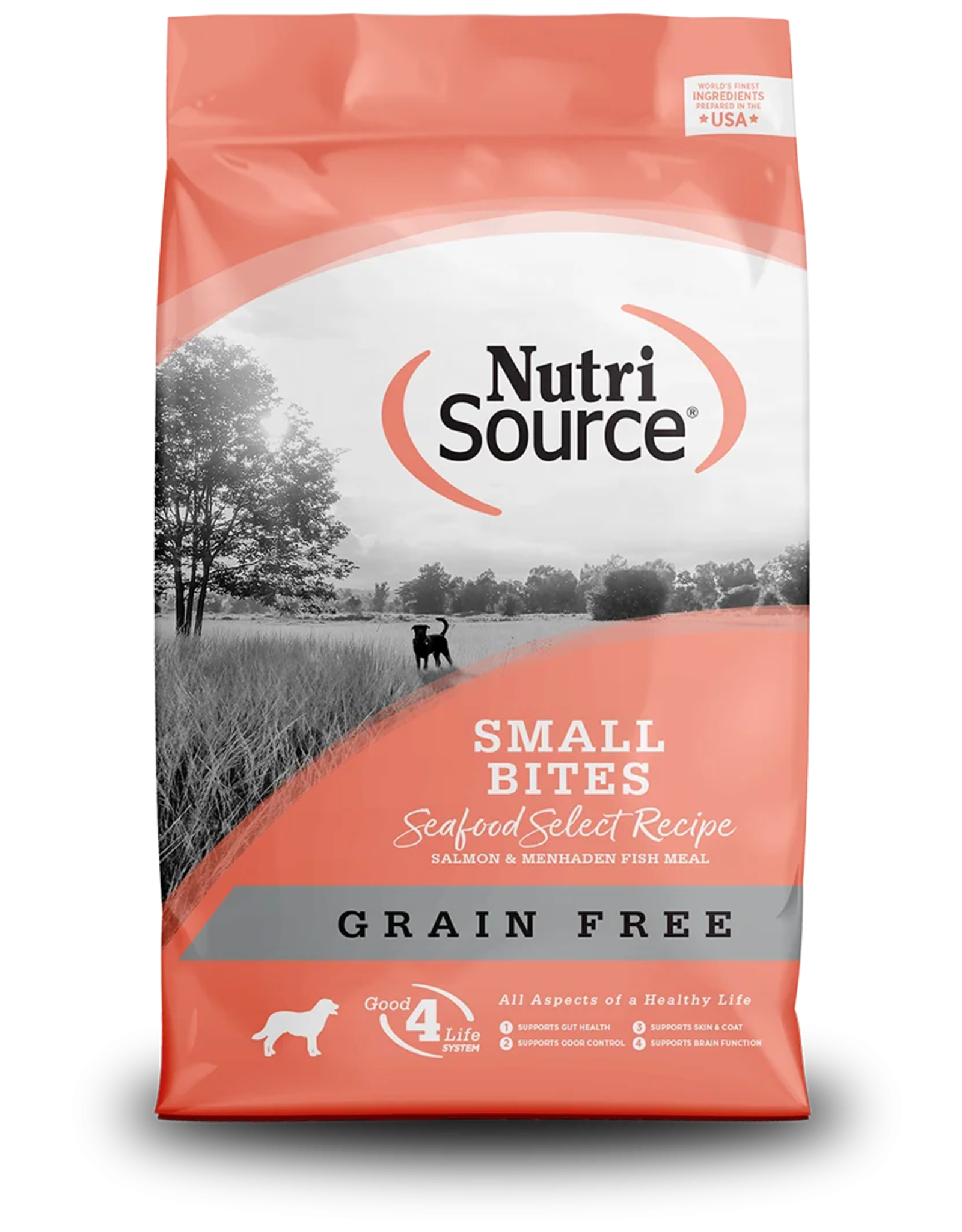 NutriSource Pet Foods NUTRISOURCE DOG SMALL BITES SEAFOOD SELECT RECIPE