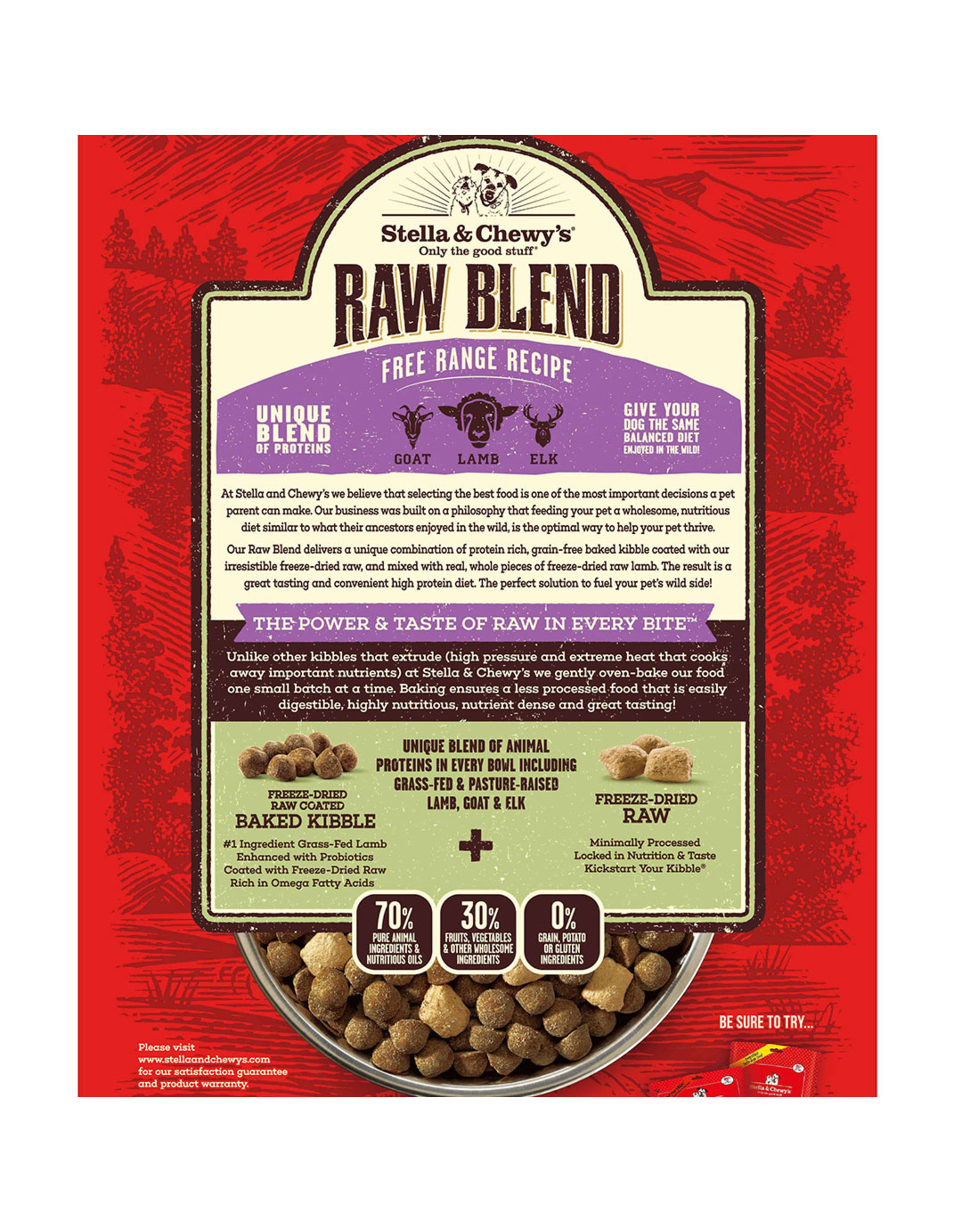 Stella & Chewy's STELLA & CHEWY'S DOG RAW BLEND FREE RANGE RECIPE