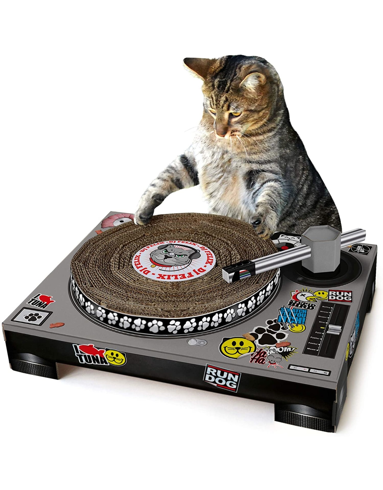 SUCK UK SUCK UK CAT SCRATCHING DJ MAT