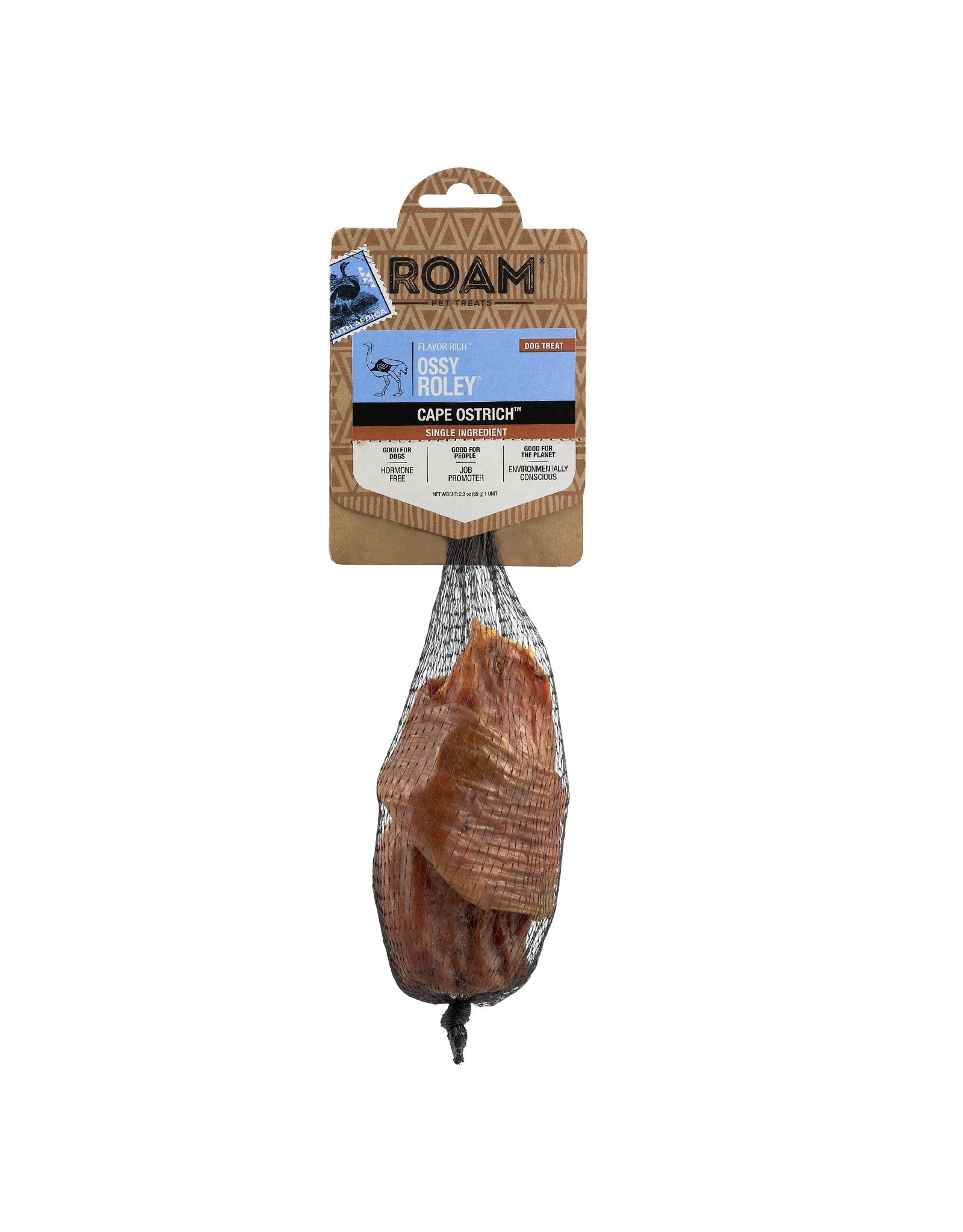 Roam Pet Treats ROAM PET TREATS CAPE OSTRICH OSSY ROLEY