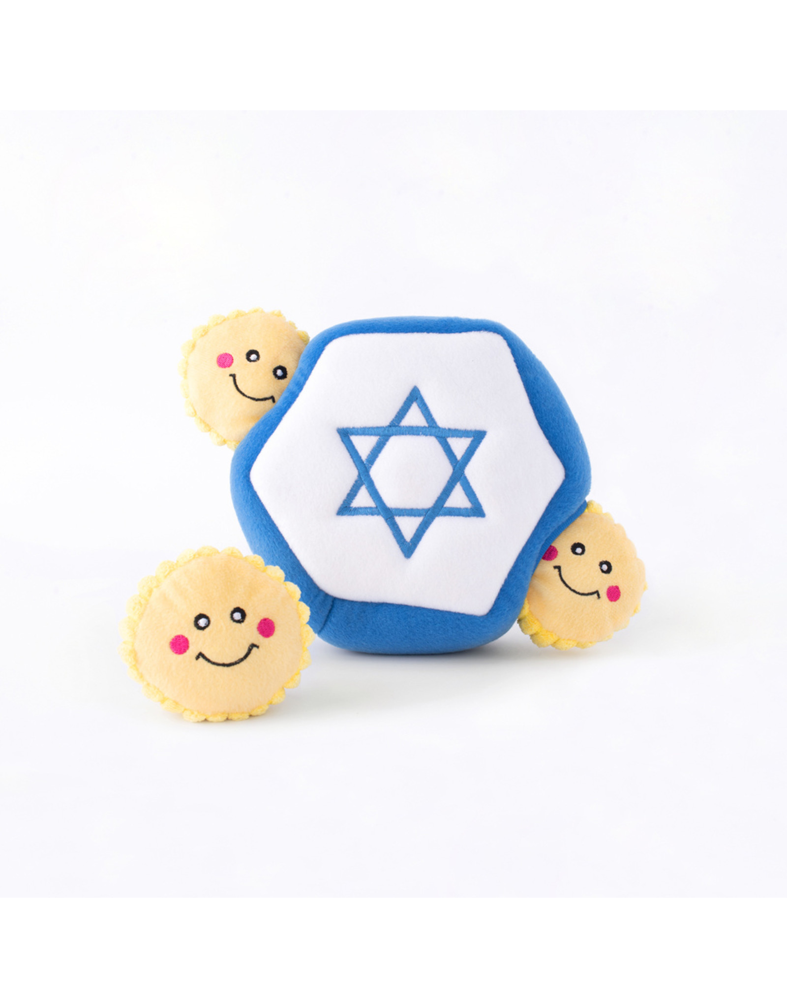 Zippypaws ZIPPYPAWS STAR OF DAVID HOLIDAY BURROW DOG TOY