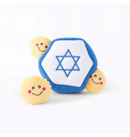 Zippypaws ZIPPYPAWS STAR OF DAVID HOLIDAY BURROW DOG TOY