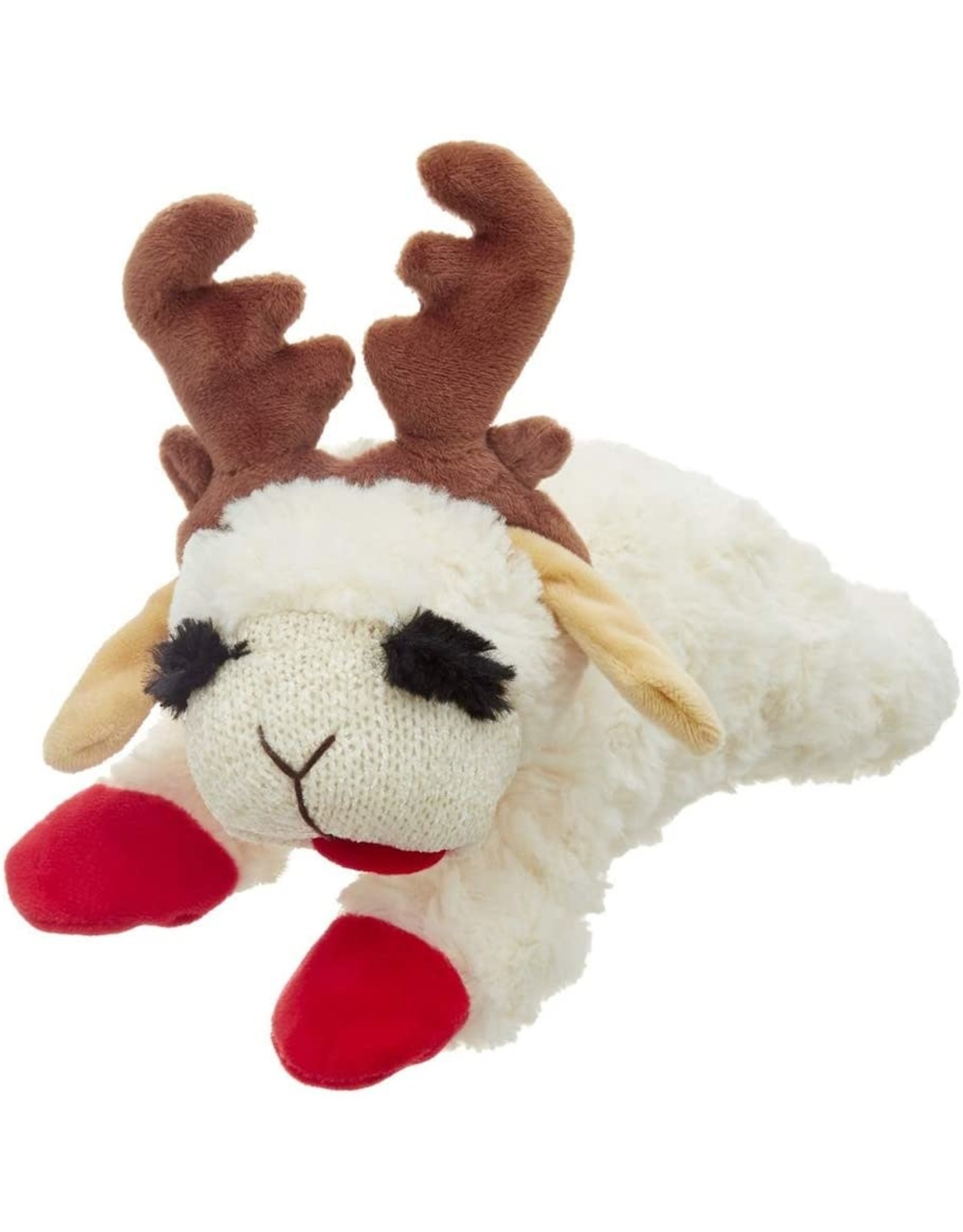 Multipet International, Inc. MULTIPET HOLIDAY LAMBCHOP TOY WITH ANTLERS