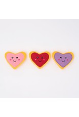 Zippypaws ZIPPYPAWS HEART COOKIE MINIZ DOG TOY