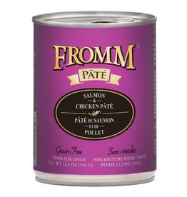 Fromm Family Pet Food FROMM DOG SALMON & CHICKEN PÂTÉ 12.2OZ