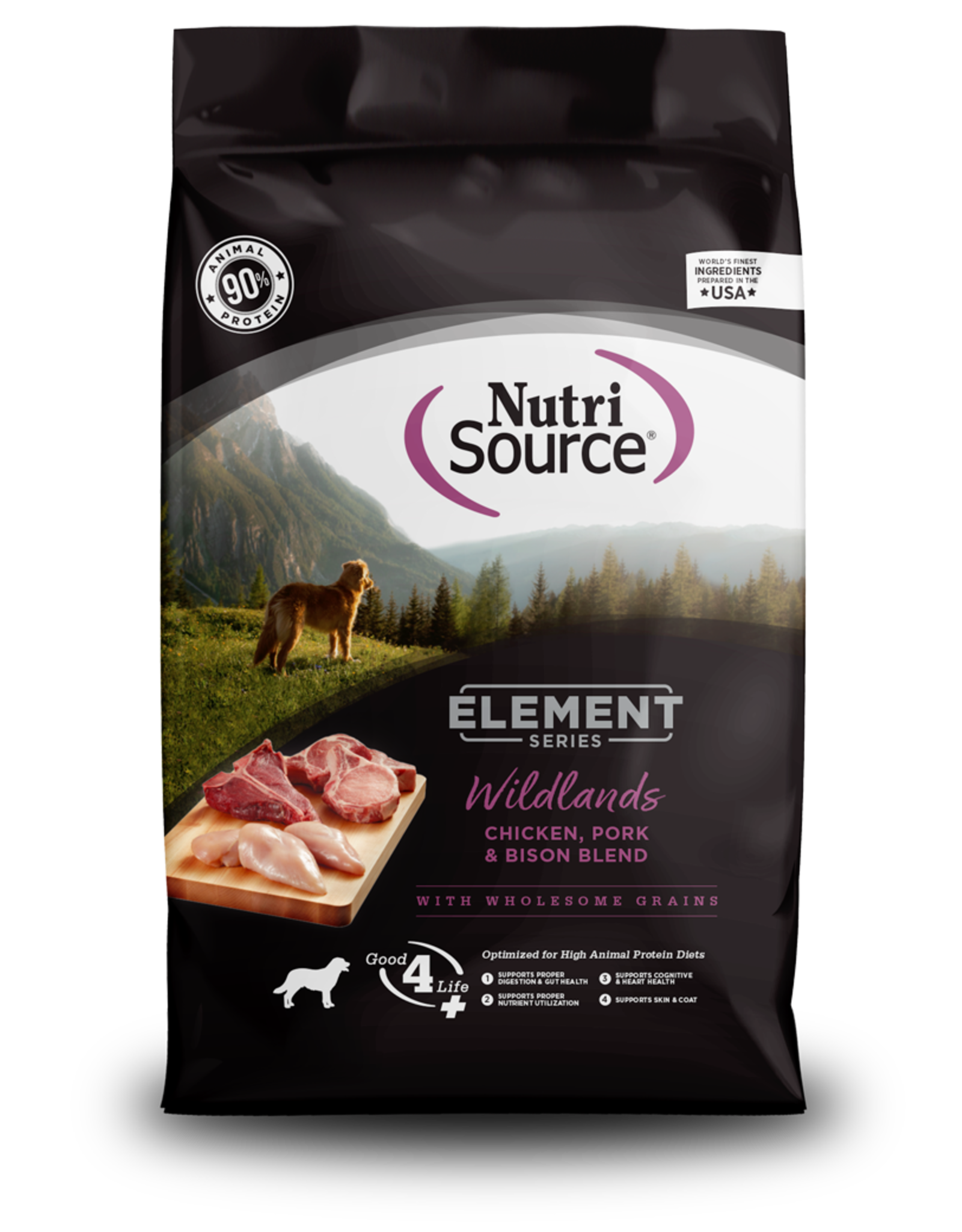 NutriSource Pet Foods NUTRISOURCE ELEMENT SERIES WILDLANDS BLEND