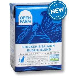 Open Farm OPEN FARM CAT CHICKEN SALMON RUSTIC BLEND 5.5OZ