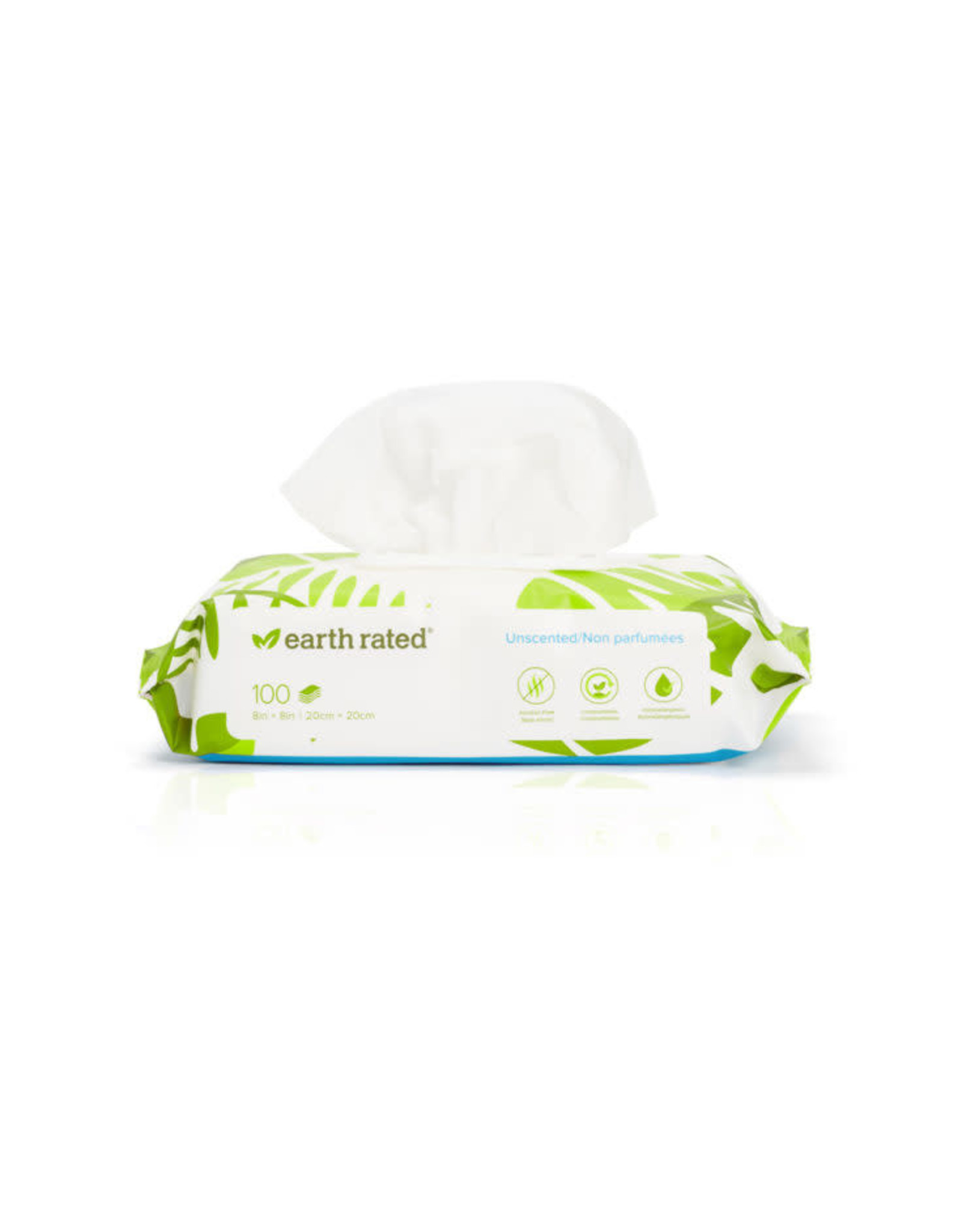 Earth Rated EARTH RATED PET GROOMING WIPES UNSCENTED 100CT