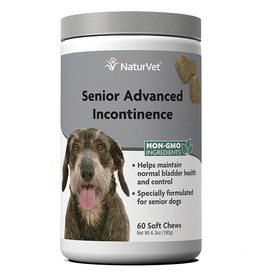 NaturVet NATURVET SENIOR ADVANCED INCONTINENCE SUPPORT SOFT CHEWS FOR DOGS 60-COUNT