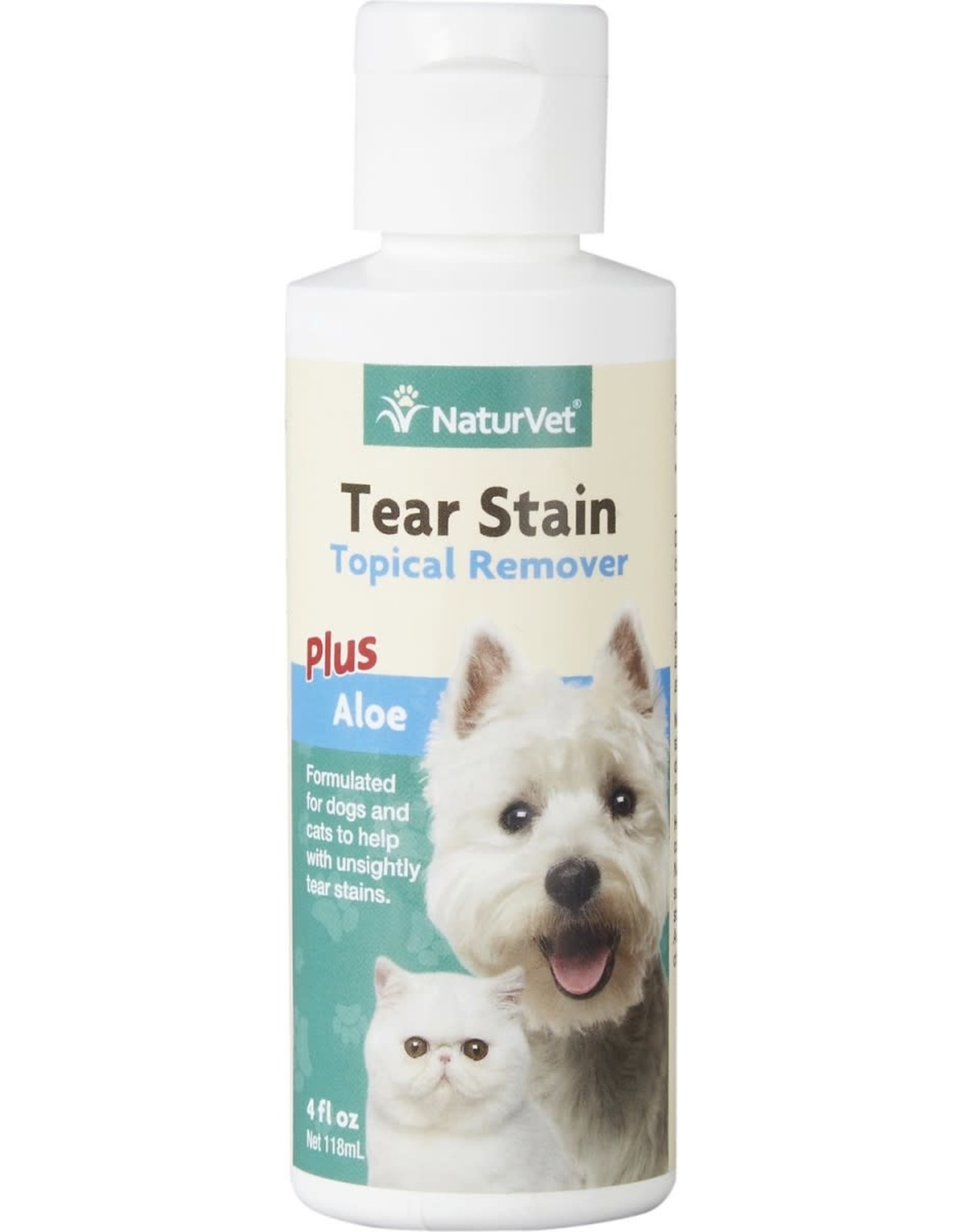 NaturVet NATURVET TEAR STAIN TOPICAL REMOVER PLUS ALOE 4OZ