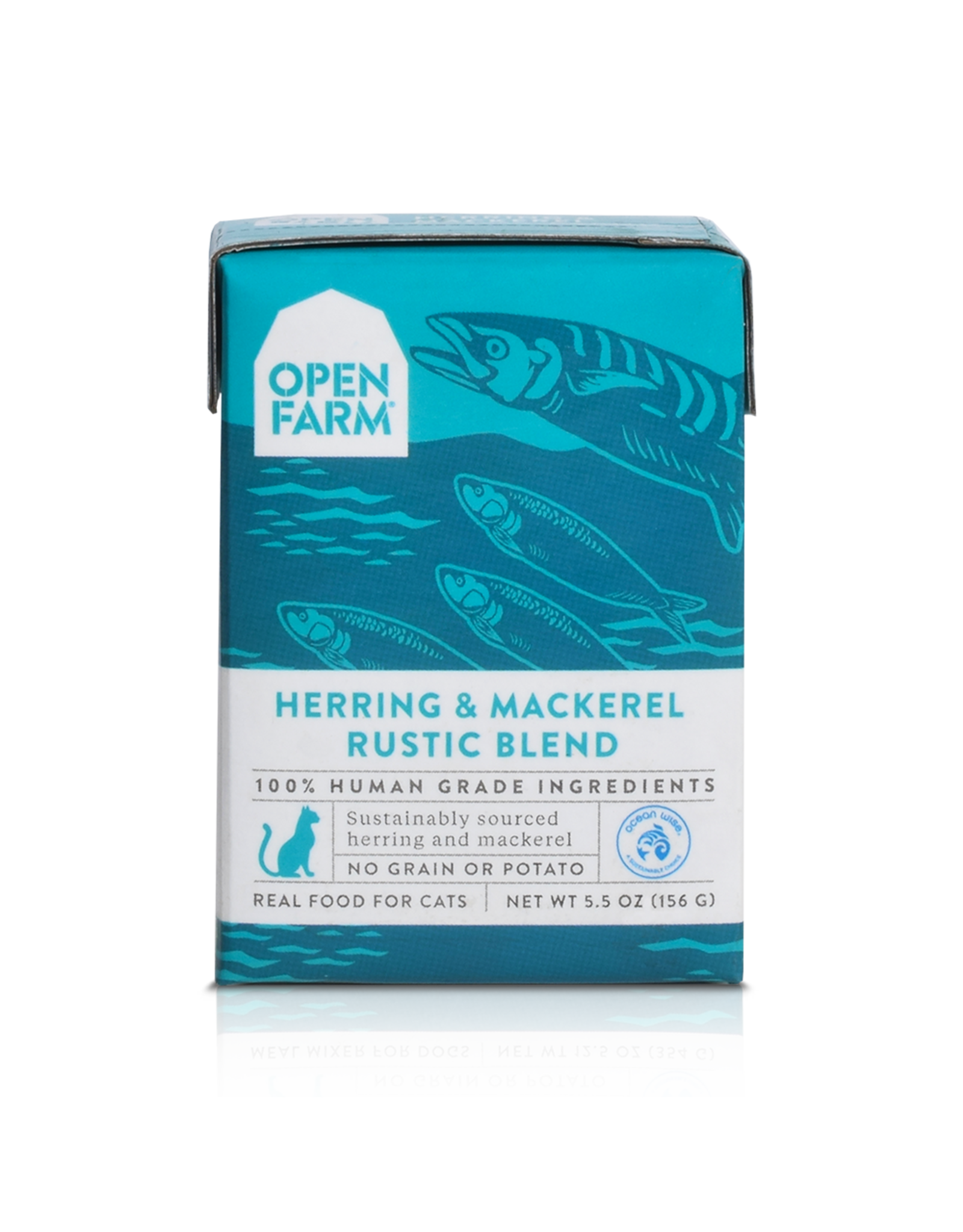 Open Farm OPEN FARM CAT WILD-CAUGHT HERRING MACKERELRUSTIC BLEND 5.5OZ