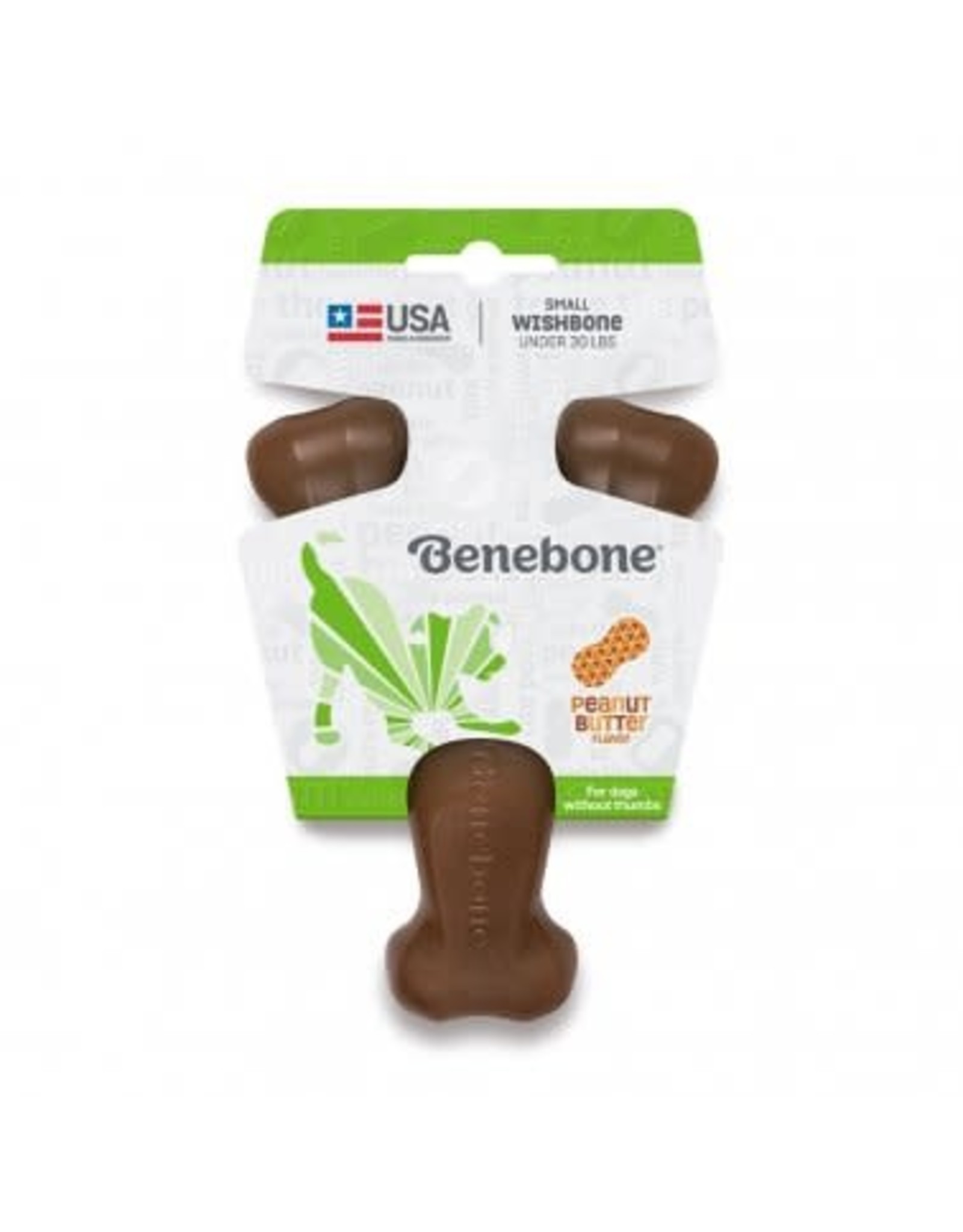 Benebone BENEBONE PEANUT WISHBONE CHEW TOY