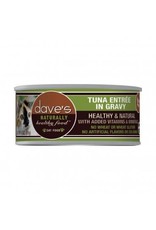 Dave's Pet Food DAVE'S CAT NATURALLY HEALTHY FOOD TUNA ENTRÉE IN GRAVY 5.5OZ