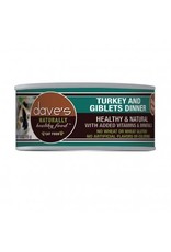 Dave's Pet Food DAVE'S CAT NATURALLY HEALTHY FOOD TURKEY & GIBLETS PATÉ DINNER