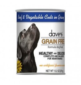 Dave's Pet Food DAVE'S DOG BEEF & VEGETABLE CUTS 13.2OZ