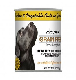 Dave's Pet Food DAVE'S DOG CHICKEN & VEGETABLE CUTS IN GRAVY 13.2OZ