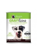 Dave's Pet Food DAVE'S DOG GF GRAVYLICIOUS LAMB & VEGGIES PATE DINNER 12OZ