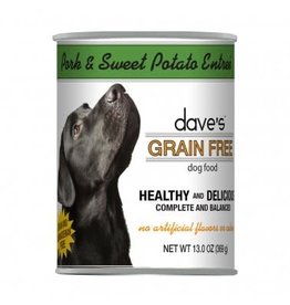 Dave's Pet Food DAVE'S DOG PORK & SWEET POTATO ENTREÉ 13OZ
