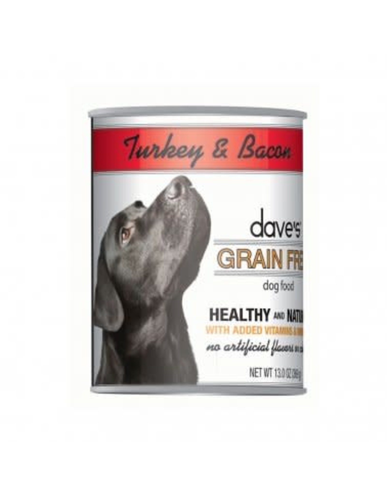 Dave's Pet Food DAVE'S DOG TURKEY & BACON 13OZ