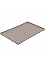 Messy Mutts MESSY MUTTS DOG SILICONE MAT GREY MEDIUM