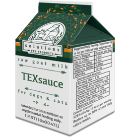 SOLUTIONS PET PRODUCTS SOLUTIONS PET FERMENTED GOATS MILK - TEXSAUCE
