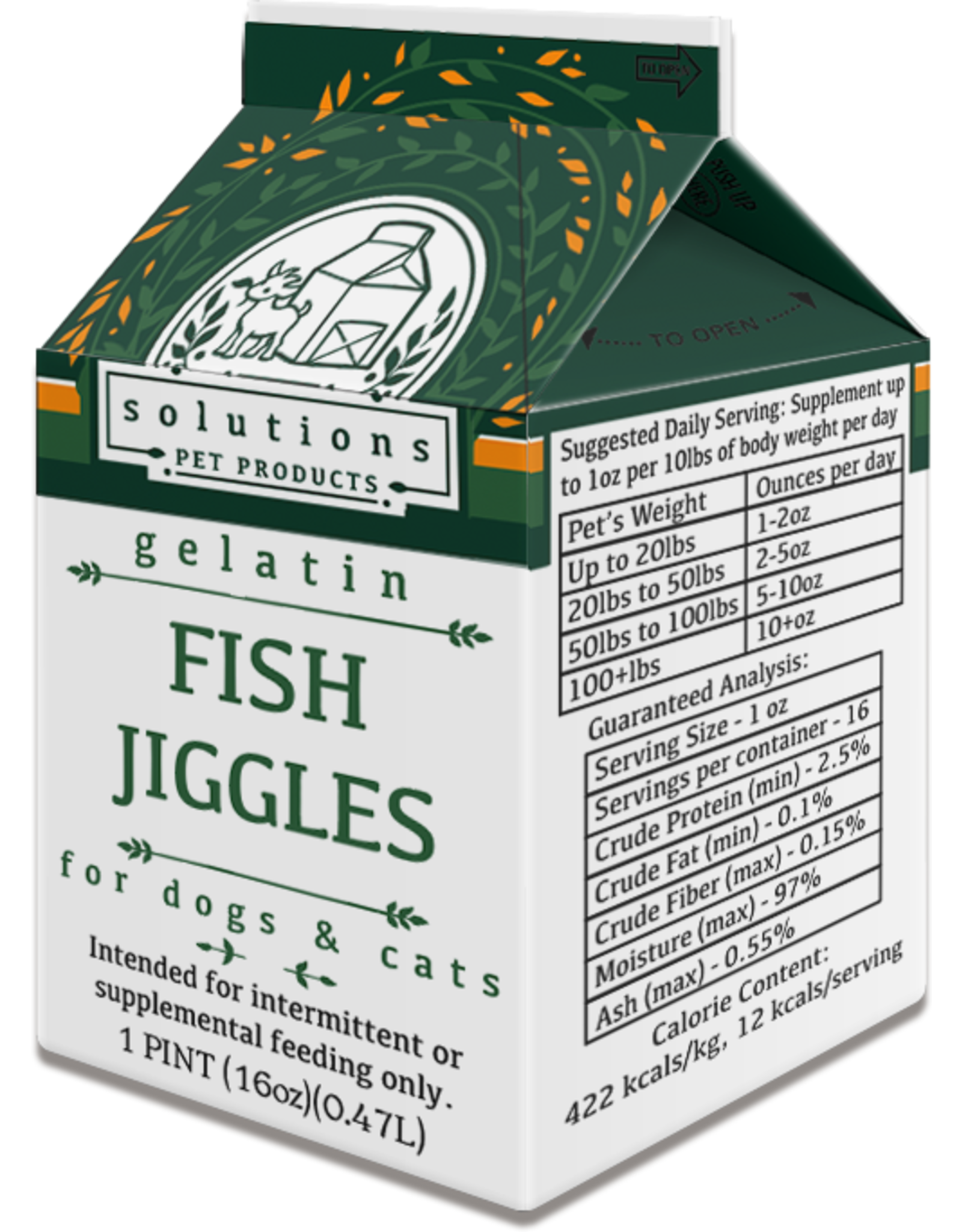 SOLUTIONS PET PRODUCTS SOLUTIONS PET PRODUCTS FISH JIGGLES