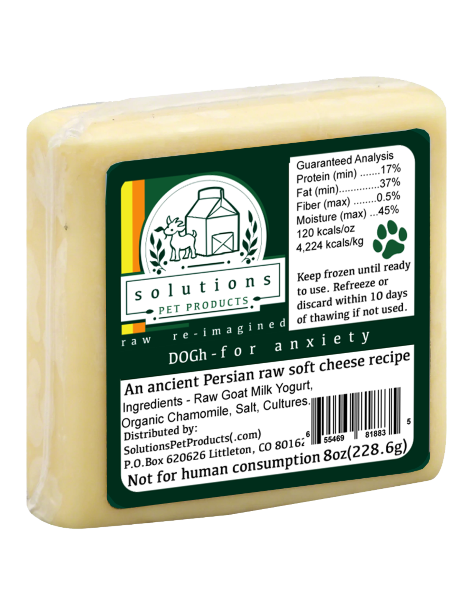 SOLUTIONS PET PRODUCTS SOLUTIONS RAW SOFT CHEESE FOR ANXIETY